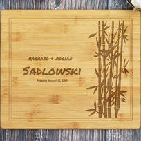 Engraved bamboo gift board