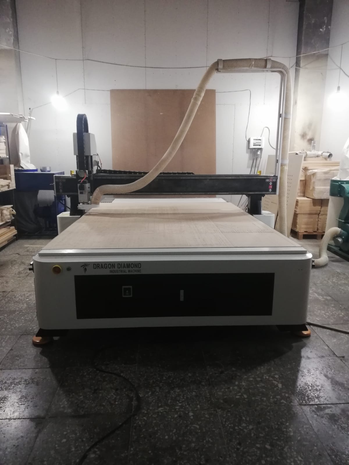 Nino's operating machine in Georgia
