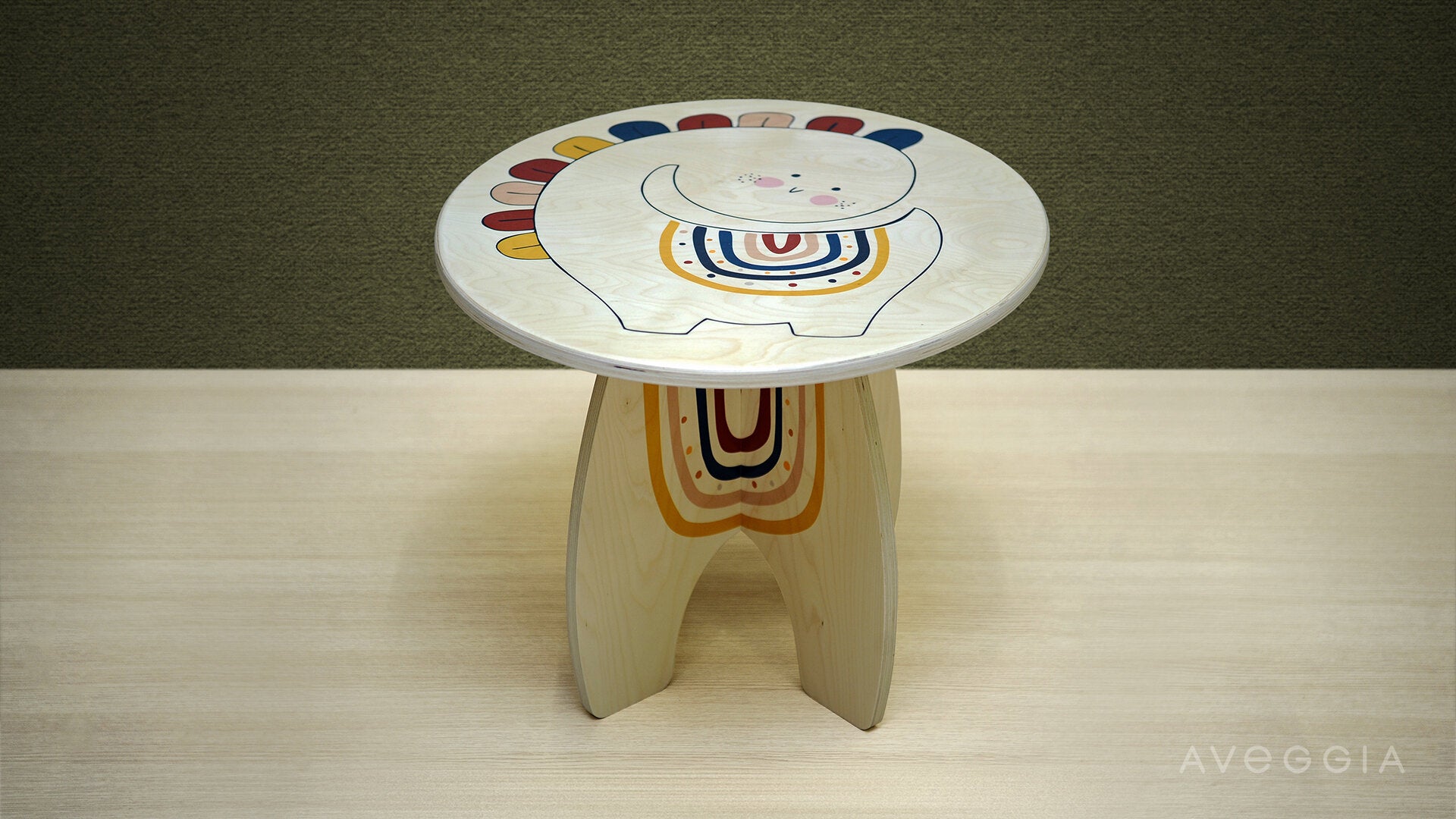 Decorative furniture component front view