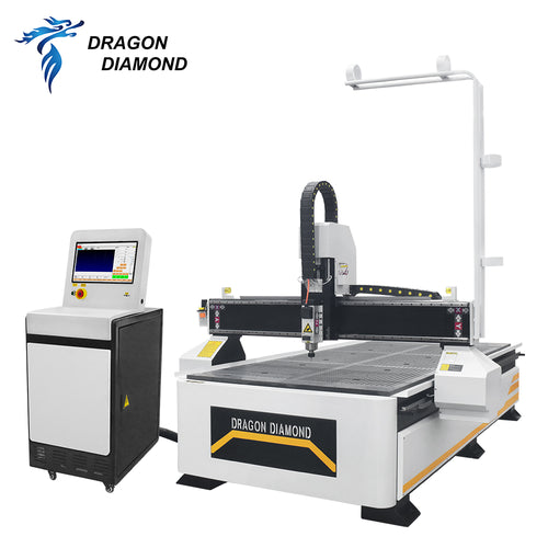 Dragon Diamond LZ-1325B CNC router and controller, studio front view