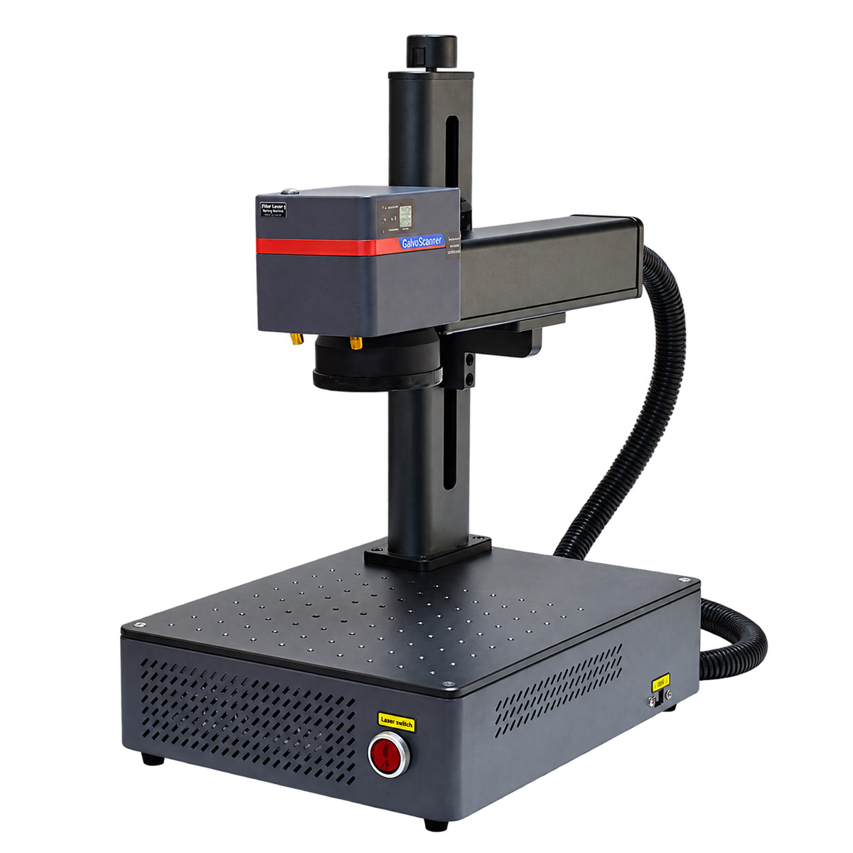 LZ-T5 Fiber Laser Marking Machine with adjustable marking head