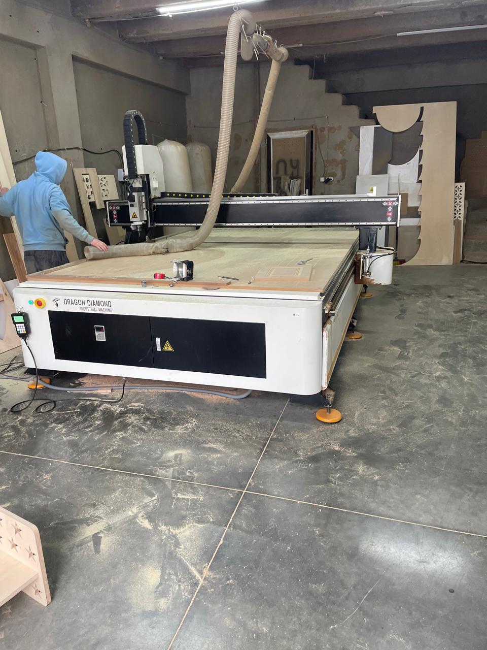 Dragon Diamond CNC machine running in customer workshop